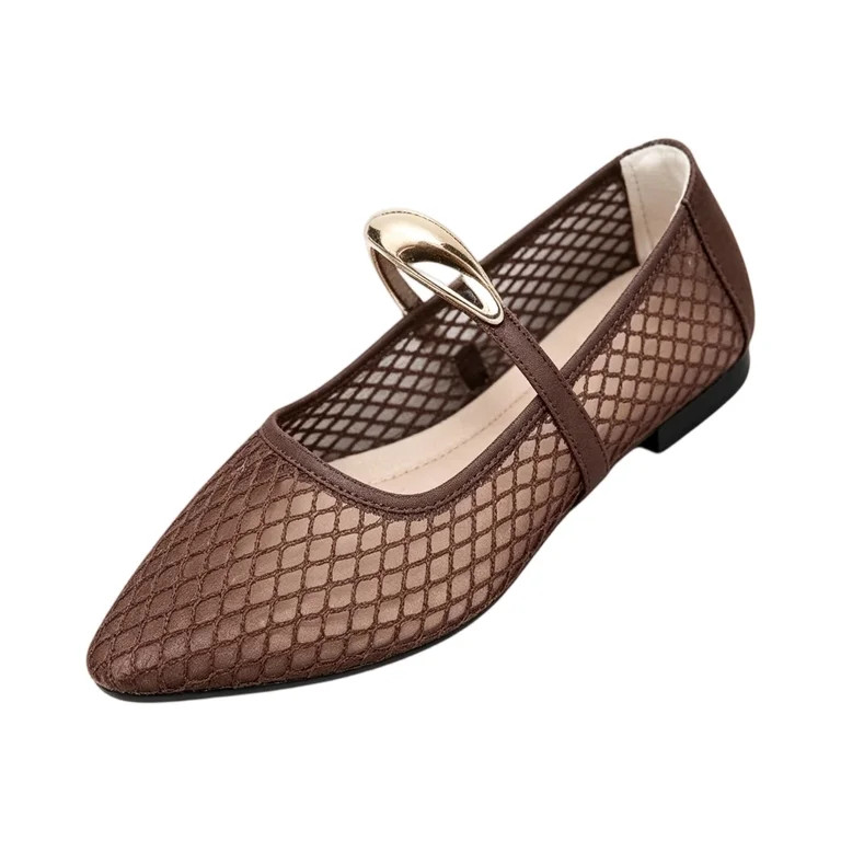 YOUYEDIAN Flat Shoes for Women Dress Non Slip Slip on Mary Jane Shoes Spring Fall Work Walking Sh... | Walmart (US)
