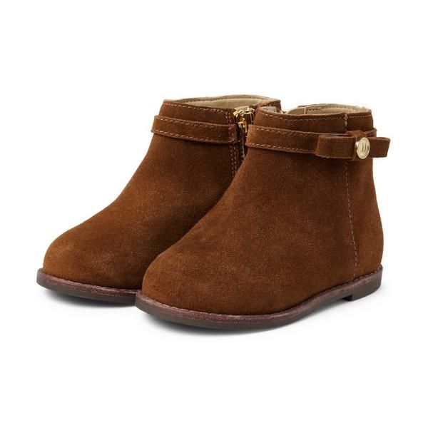 Suede Side Zip Bootie | Janie and Jack