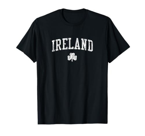 Ireland Vintage Sports Design Irish Shamrock T-Shirt | Amazon (US)