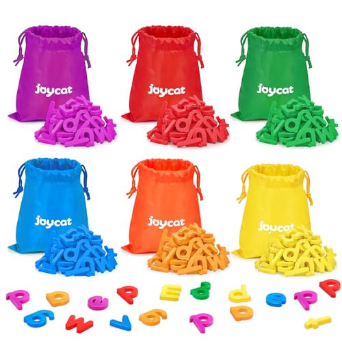 JoyCat Magnetic Letters, 312 Pieces Lowercase Alphabet Fridge Magnets, ABC Magnets for Toddlers Kids, Educational Learning Plastic Letters Set for Kindergarten Classroom | Amazon (US)