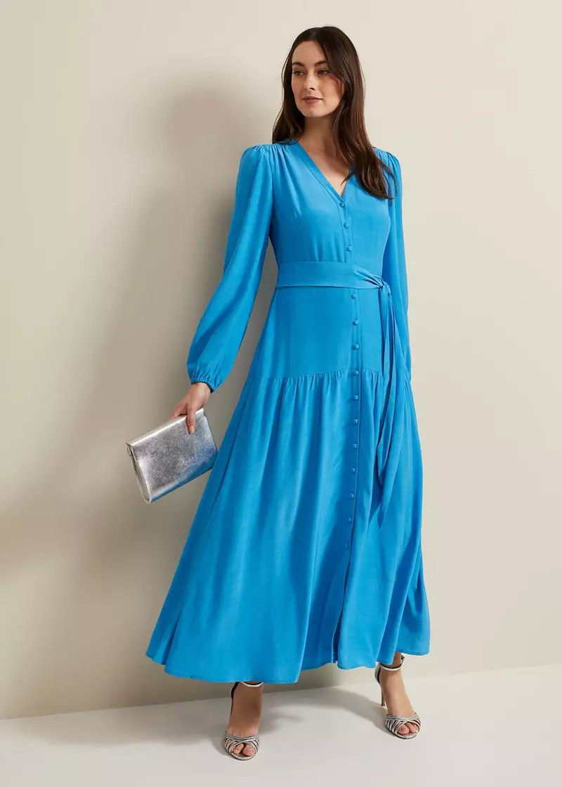 Tori Button Through Maxi Dress | Phase Eight UK | | Phase Eight