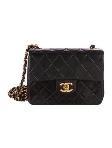 Chanel Vintage Square Mini Classic Flap Bag | The Real Real, Inc.