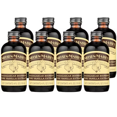 Nielsen-Massey Madagascar Bourbon Pure Vanilla Extract - Case of 8/4 oz | Target