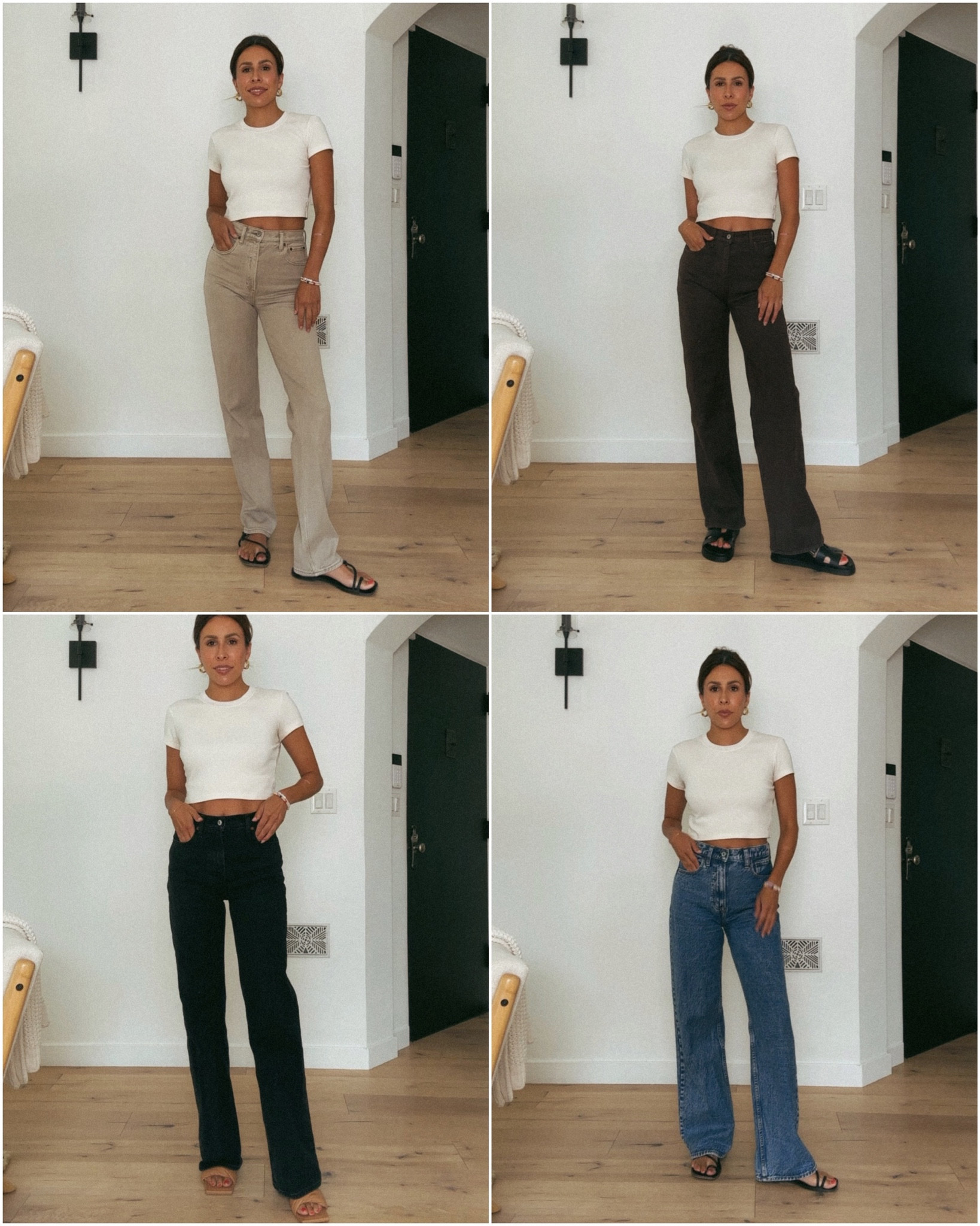 Four pairs of denim I’m loving from Abercrombie right now. I’m 5’3” and wearing a 24/R except for the brown pair which are short length.

#LTKstyletip #LTKSale #LTKfindsunder100