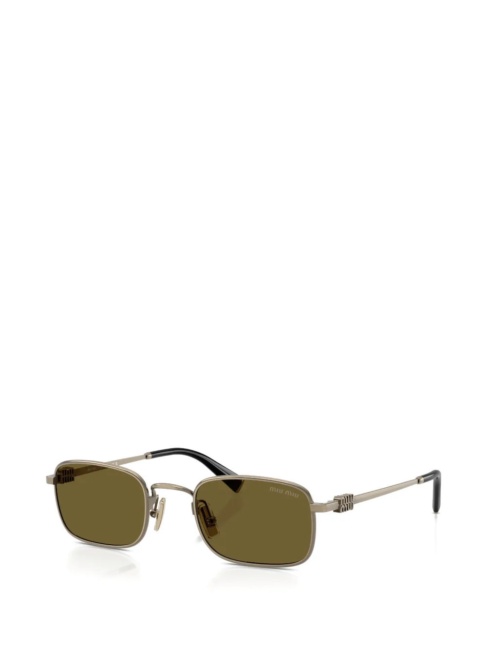 Miu Miu Miu Miu MU A53S - Gold | Farfetch Global