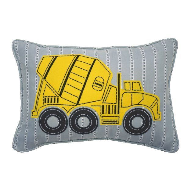Under Construction Embroidered Pillow (12"x18") - Waverly Kids | Target