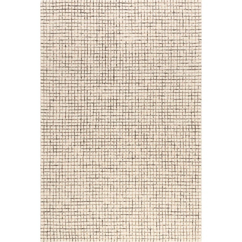 Katasha Checked Wool Area Rug | Wayfair North America