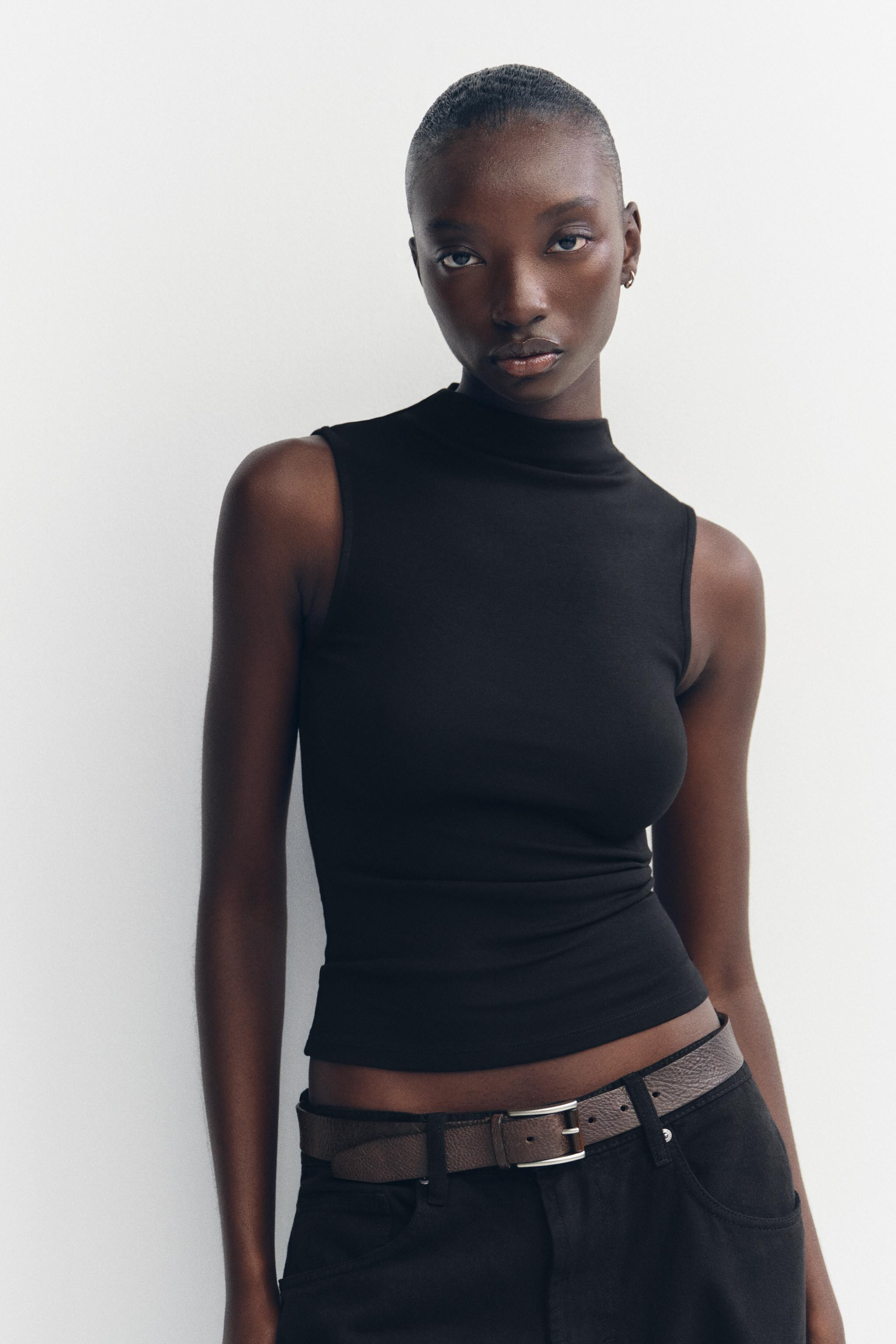 COTTON MODAL TOP | Zara US