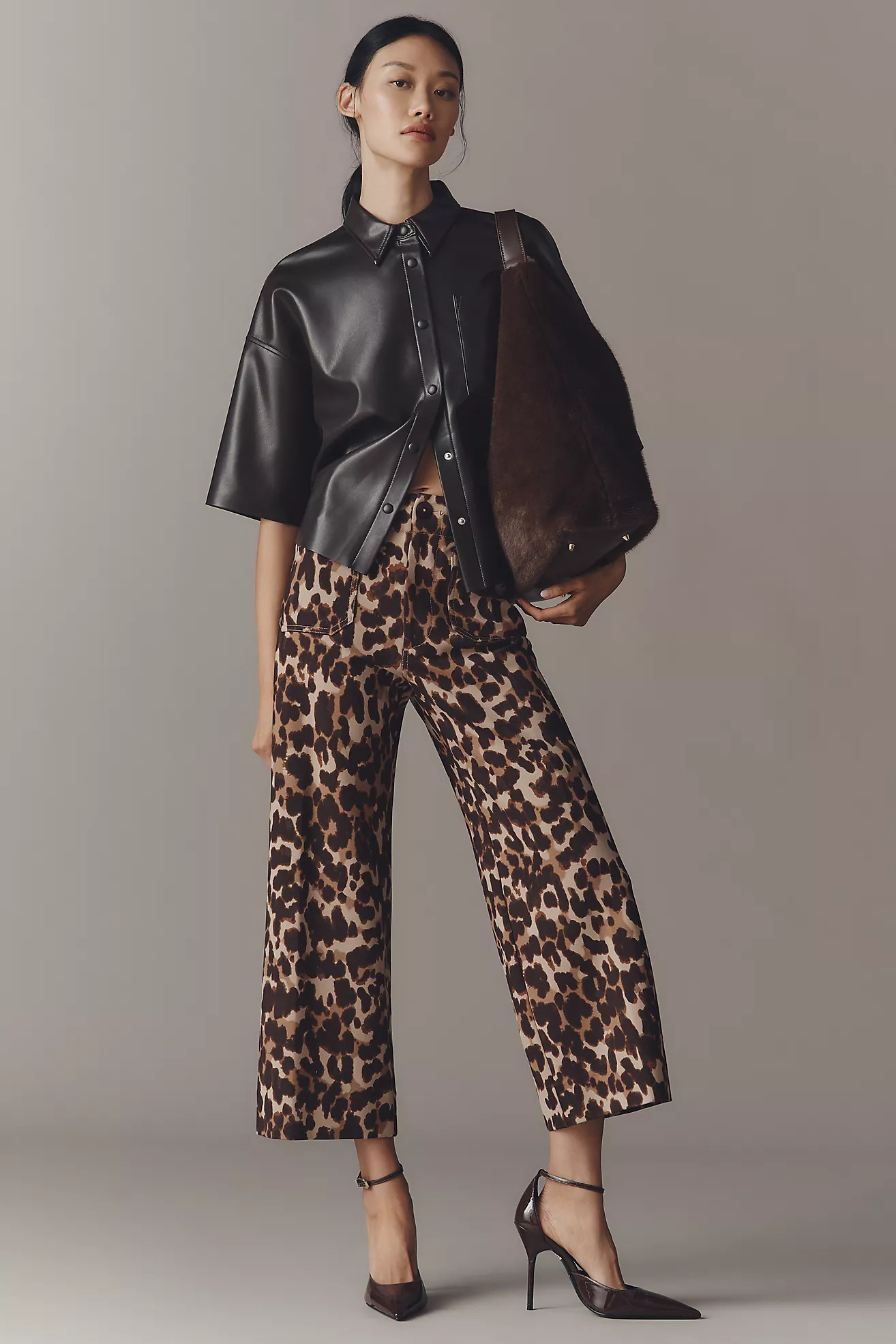 The Colette Ponte Crop Wide-Leg Pants by Maeve | Anthropologie (US)