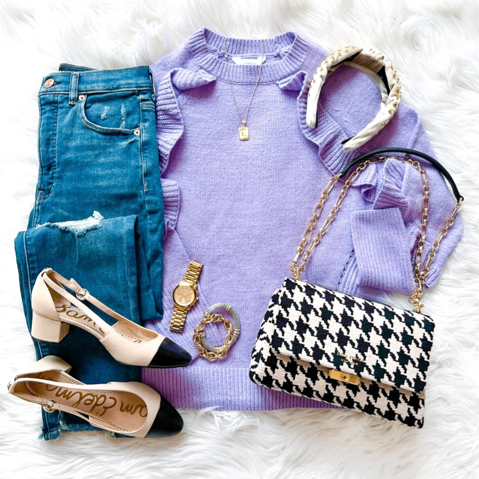 Happy Friday! We found the cutest new bag that’s 50% off + free shipping! It has a convertible chain strap and is a great mid size. We also found an updated pair to these cap toe heels y’all always ask about. This ruffle detail sweater is under $20 too! 🛍 Shop it all via the LTK app or head to our blog and click the Shop our IG tab. ☺️ We hope y’all have a fabulous day! 💕 

#LTKstyletip #LTKshoecrush #LTKunder50