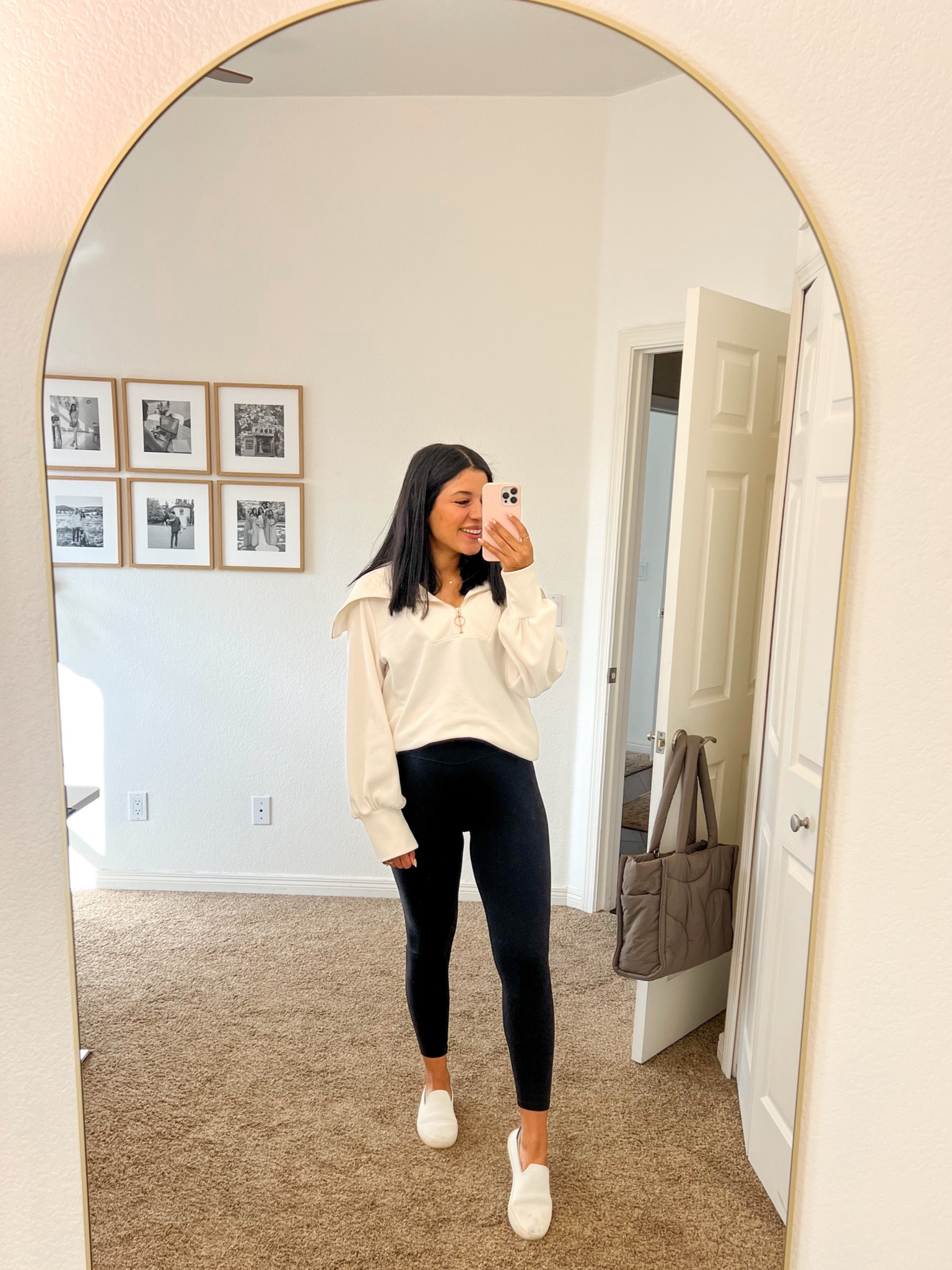 Comfy WFH Look
Wearing small jacket, bra and tights.

#LTKfindsunder50 #LTKstyletip #LTKfindsunder100