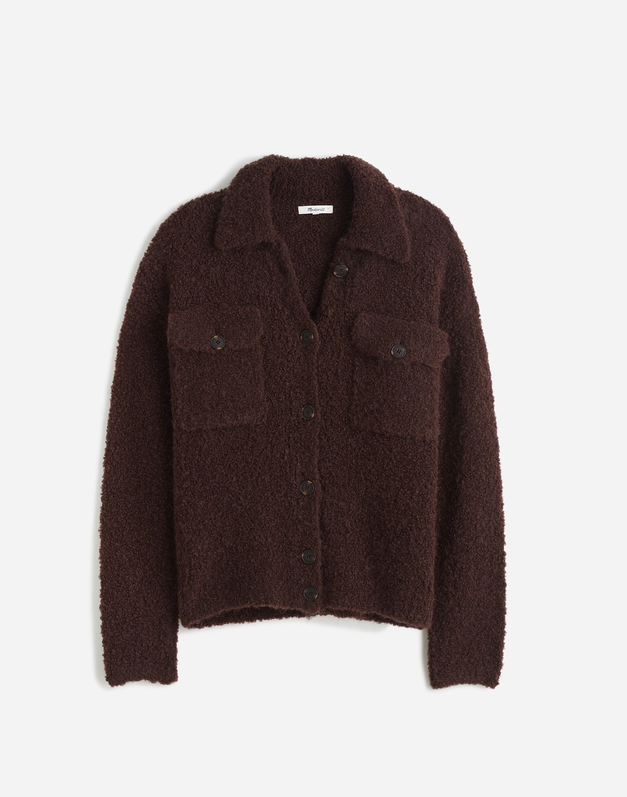 Boucl&eacute;-Knit Sweater Jacket | Madewell | Madewell