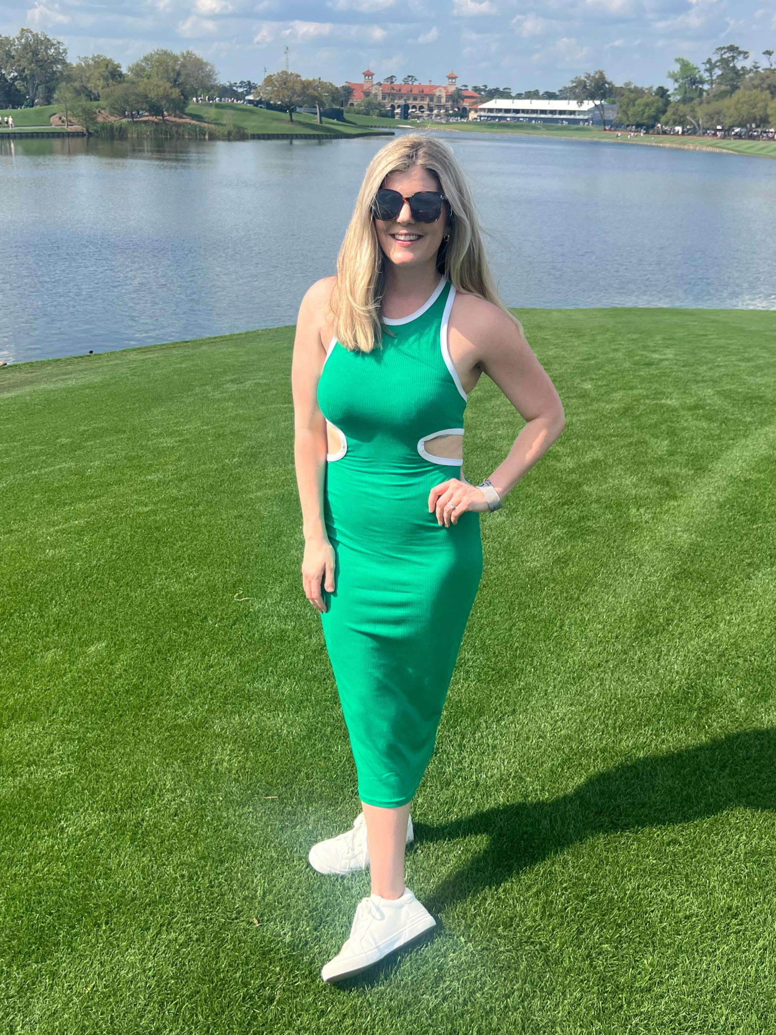 Spring summer dress 2024 
St pattys day outfit 
Green dress Amazon 