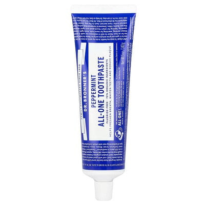 Dr. Bronner's, All-One Toothpaste, Peppermint, 5 oz (140 g) | iHerb