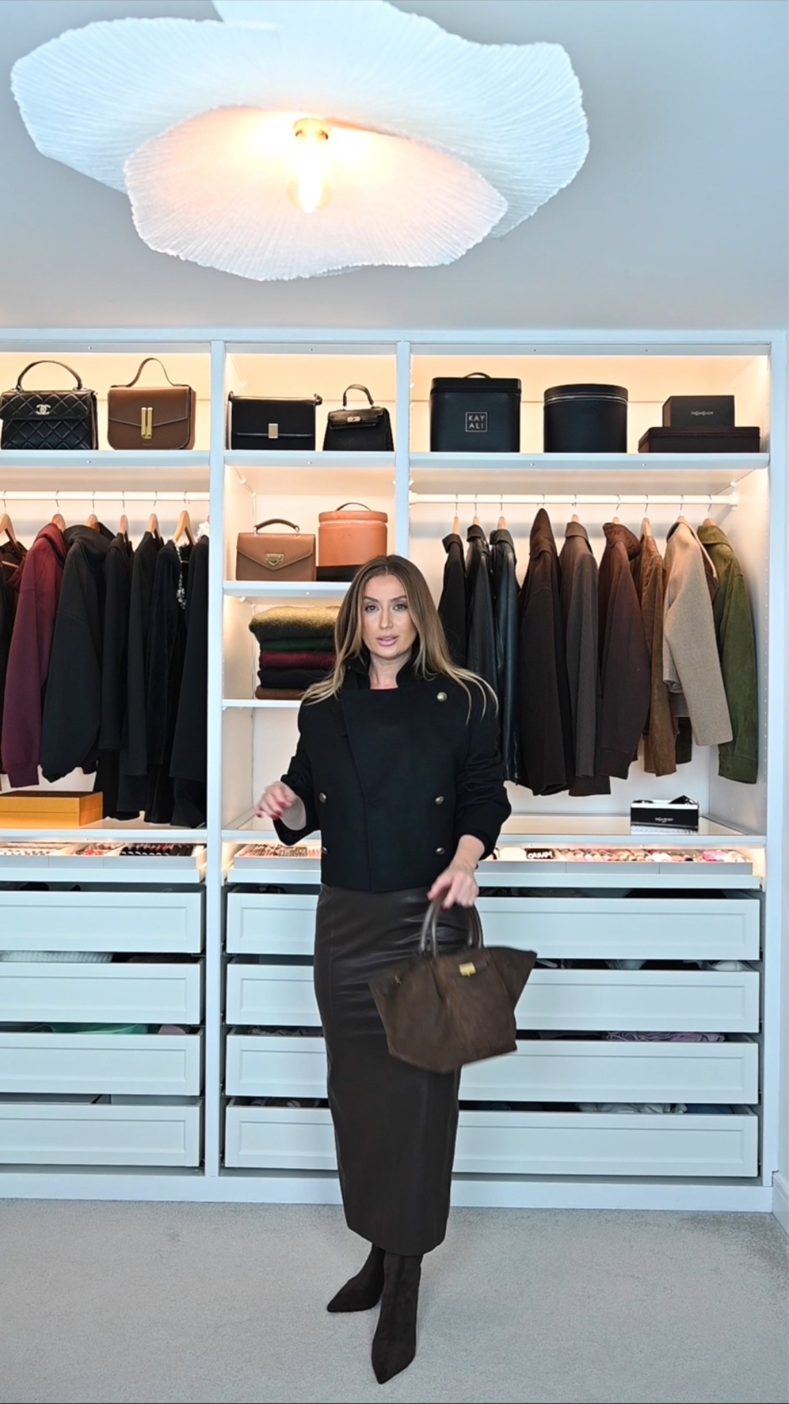 Autumn outfit with leather skirt and wool jacket

#LTKuk #LTKautumn #LTKeurope