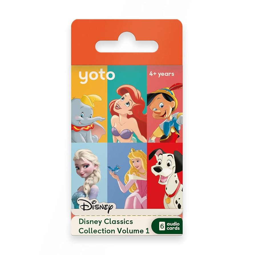 Yoto Disney Classics Collection: Vol. 1 – Kids 6 Audio Cards for Use with Player & Mini All-in-... | Amazon (US)