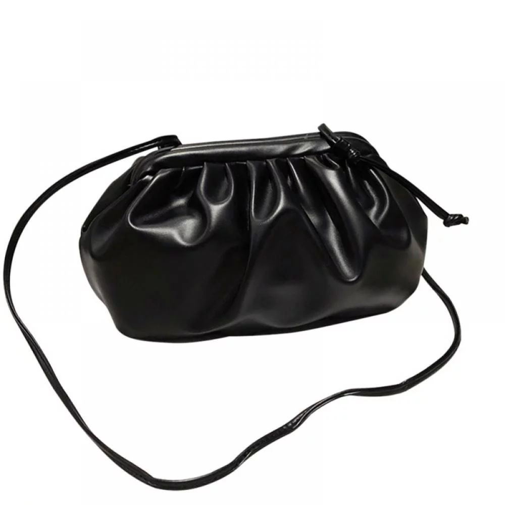 Women's Pouch Bag ,Cloud-Shaped Dumpling Clutch Purse ,Ruched Crossbody Bag Shoulder Handbag | Walmart (US)