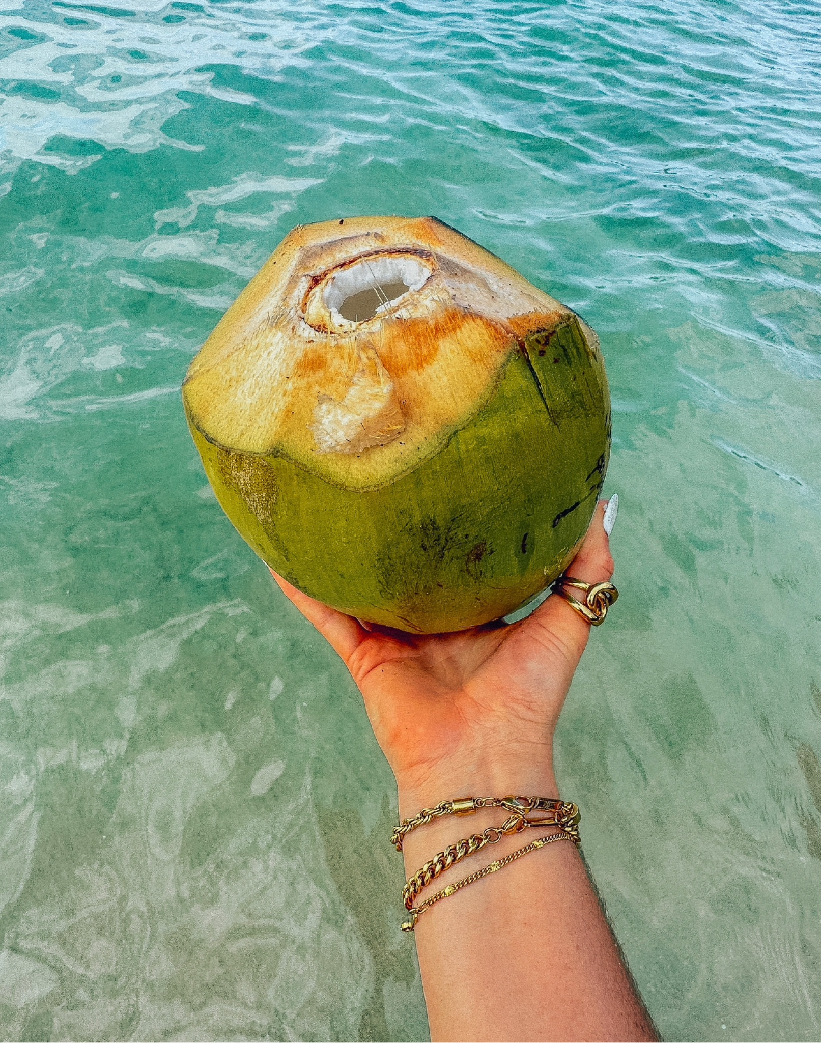 The prettiest gold  jewelry and they’re water resistant! Use my code KELLYY15 for a discount! Linked the bracelets and rings I’m wearing

#LTKswim #LTKtravel