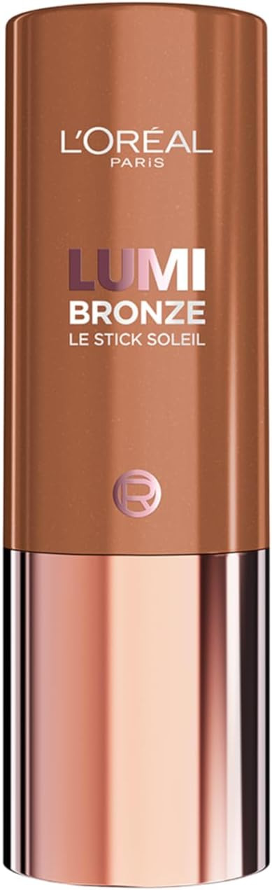 L'Oréal Paris Bronzer Stick, Lumi Bronze Le Stick Soleil, Cream-to-Powder Bronzer Stick, Sunkiss... | Amazon (UK)