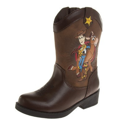 Disney Pixar Toy Story Woody Kid's Slip-on Cowboy Boots (Toddler-Little Kids) - Brown, Size: 10 | Target