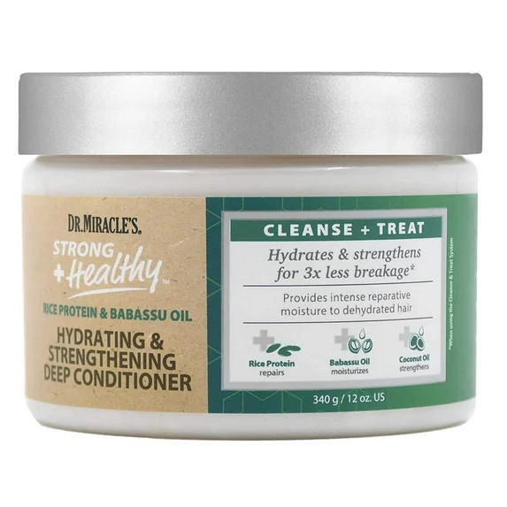 Dr. Miracle's Strong & Healthy Hydrating & Strengthening Deep Conditioner. Contains Coconut Oil t... | Walmart (US)