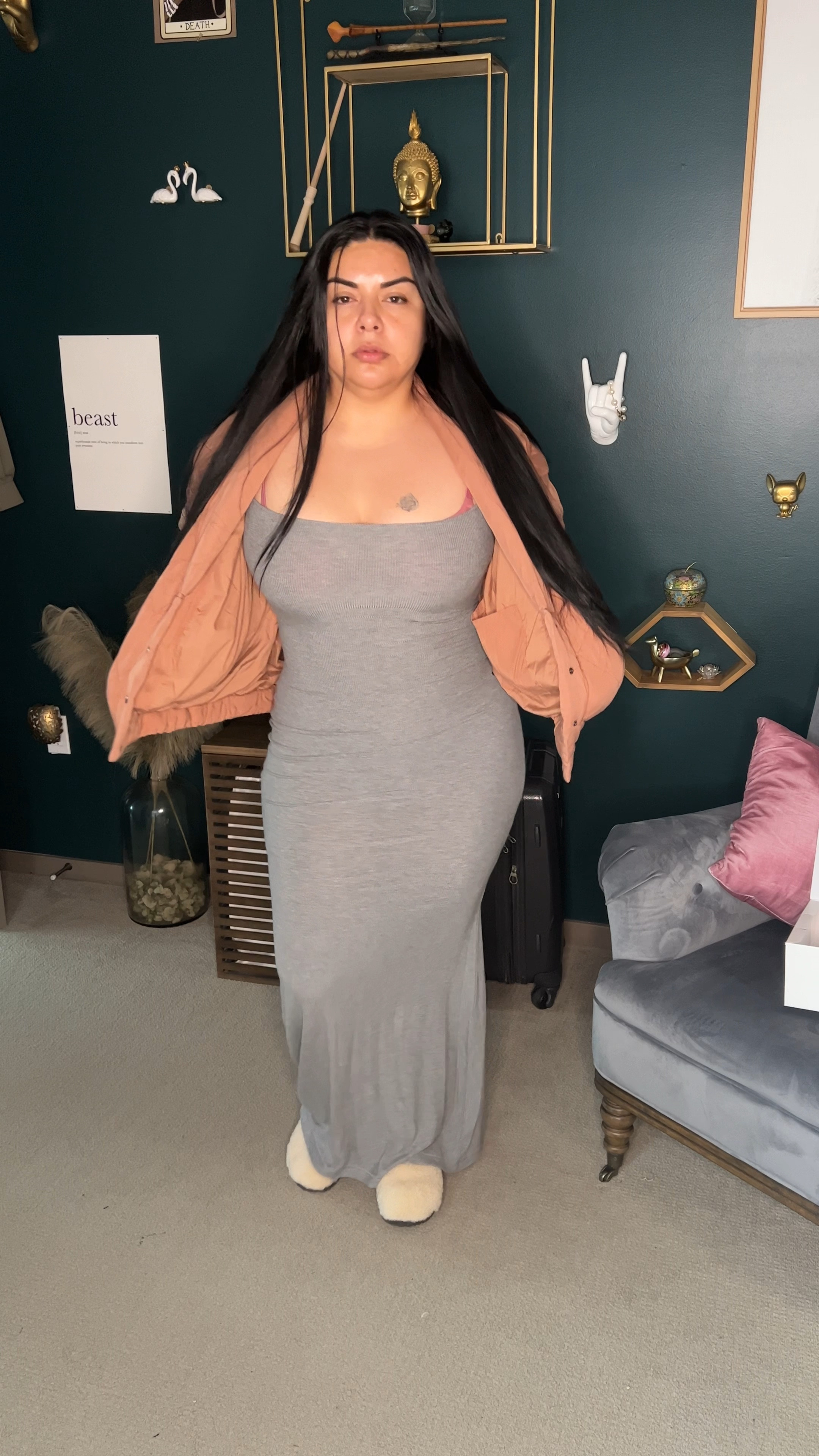 Get ready with me to go run some errands. 
Fit posted to LTK 
#grwm #gettingready #simple #skimsdress #outfit #ootd #fashion #inspiration

#LTKfit #LTKstyletip #LTKcurves