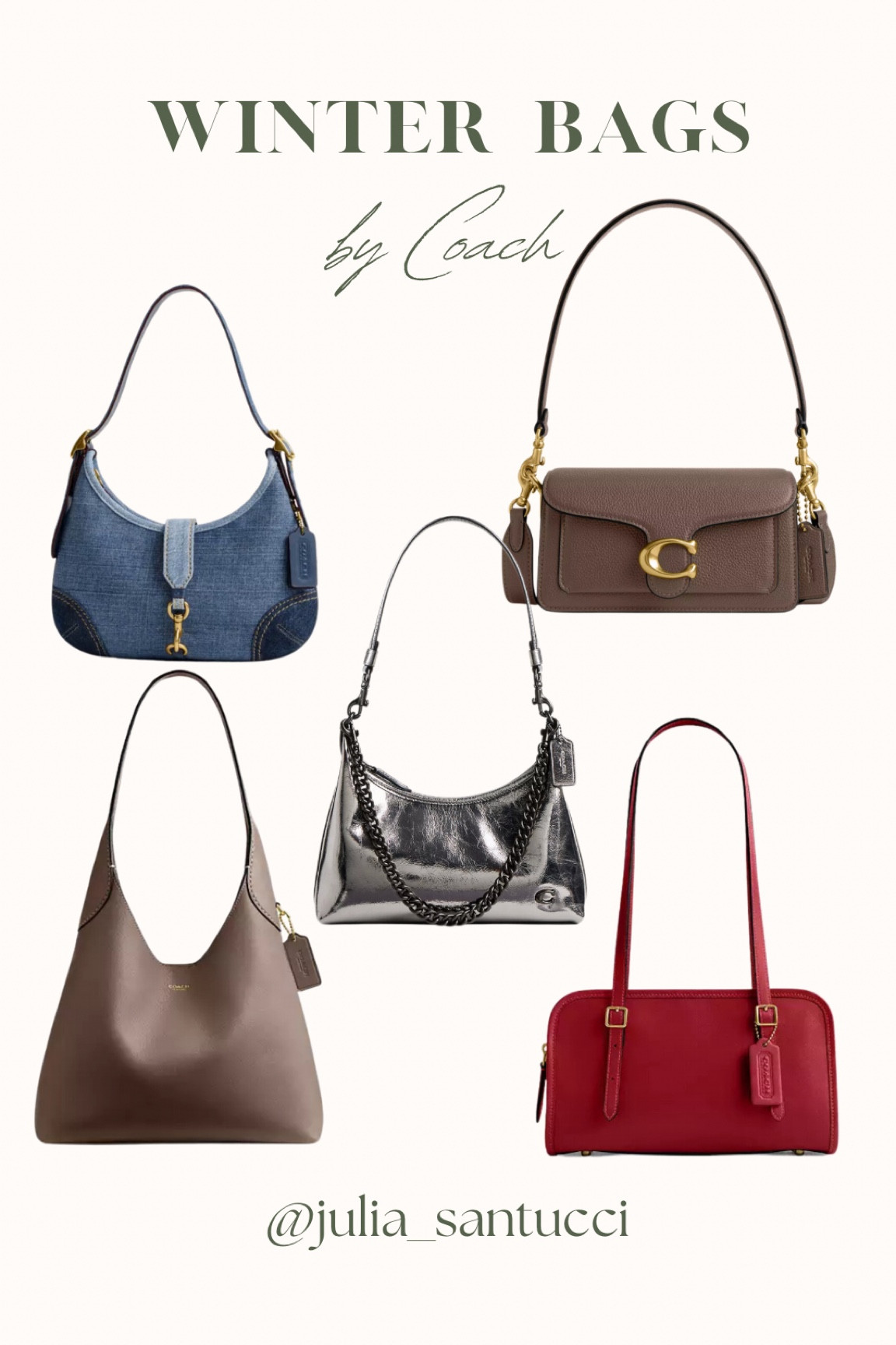 Winter Coach Purses 

#LTKItBag #LTKGiftGuide #LTKStyleTip