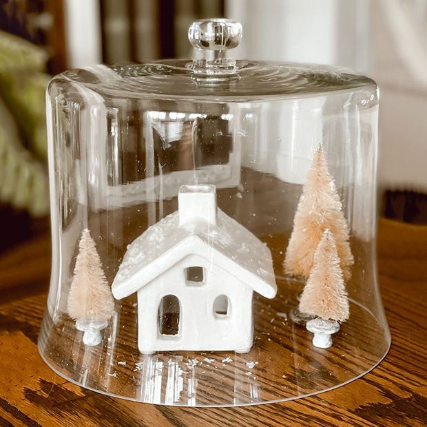Simple Glass Cloche 12 Inch | Antique Farm House