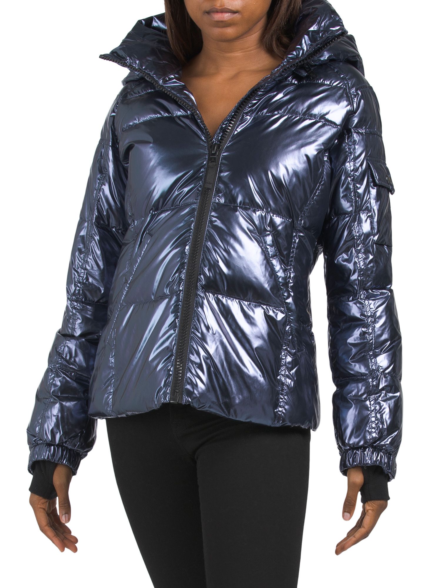 Down Fill Gloss Fitted Jacket | TJ Maxx