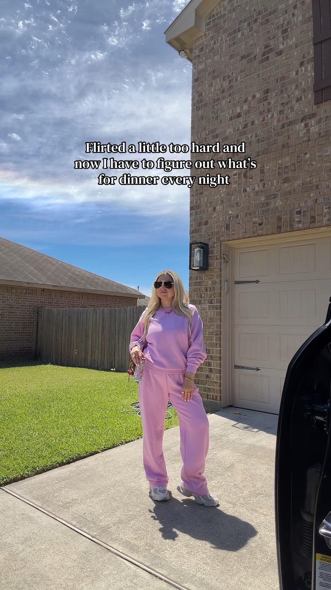 Spring ootd 
Alo set small
New balance tts
Bumbag
Cherry charm 

#LTKootd