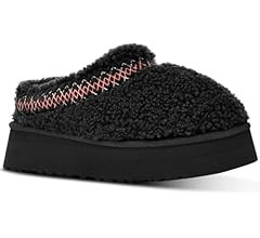 chwellic Women's Platform Slippers Mini Boots Braid Slippers with Plush Fleece Lining Fuzzy Slipp... | Amazon (US)