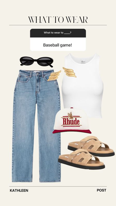 What to Wear: to a baseball game
#KathleenPost #WhatToWear #Summer #summerfashion #summeroutfit

#LTKStyleTip #LTKSeasonal #LTKShoeCrush