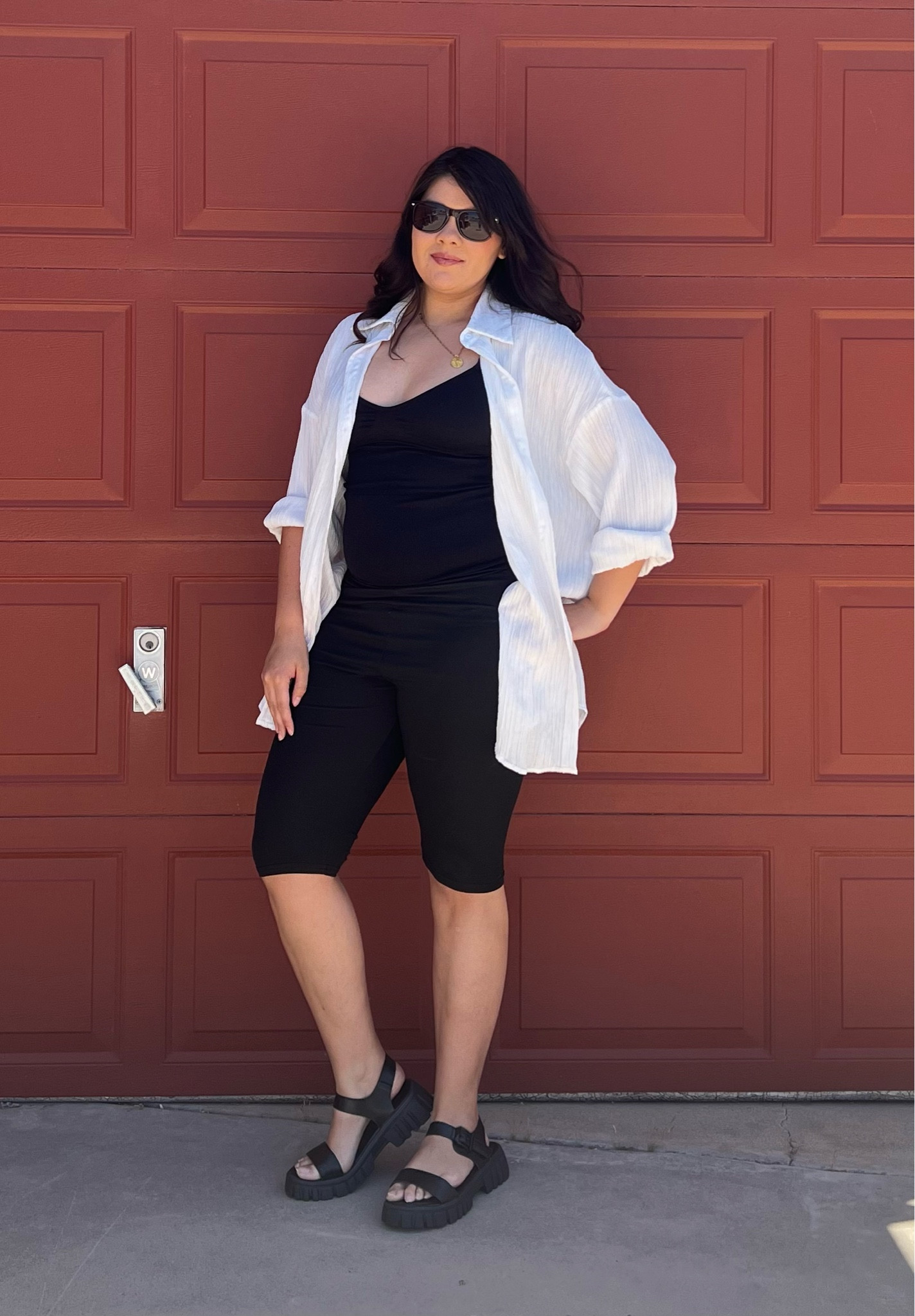 My very go to causal outfit! All from SHEIN. Would be great for a vacation outfit as well. My tank top is a nursing top and one of my go to that I wear!
#midsizefashion

#LTKunder100 #LTKunder50 #LTKcurves