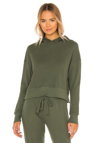 LNA Raven Waffle Hoodie in Army Green from Revolve.com | Revolve Clothing (Global)