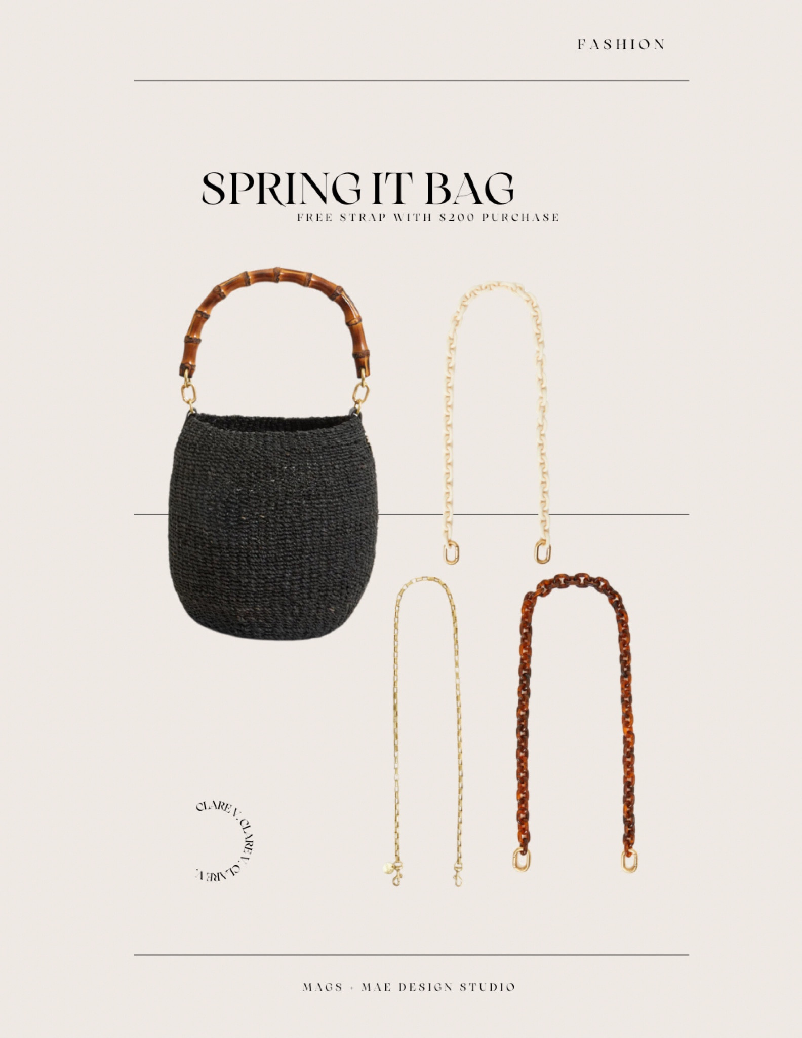 clare v strap sale ! this weekend, spend $200+ and get a free strap of your choice 

#LTKSeasonal #LTKplussize