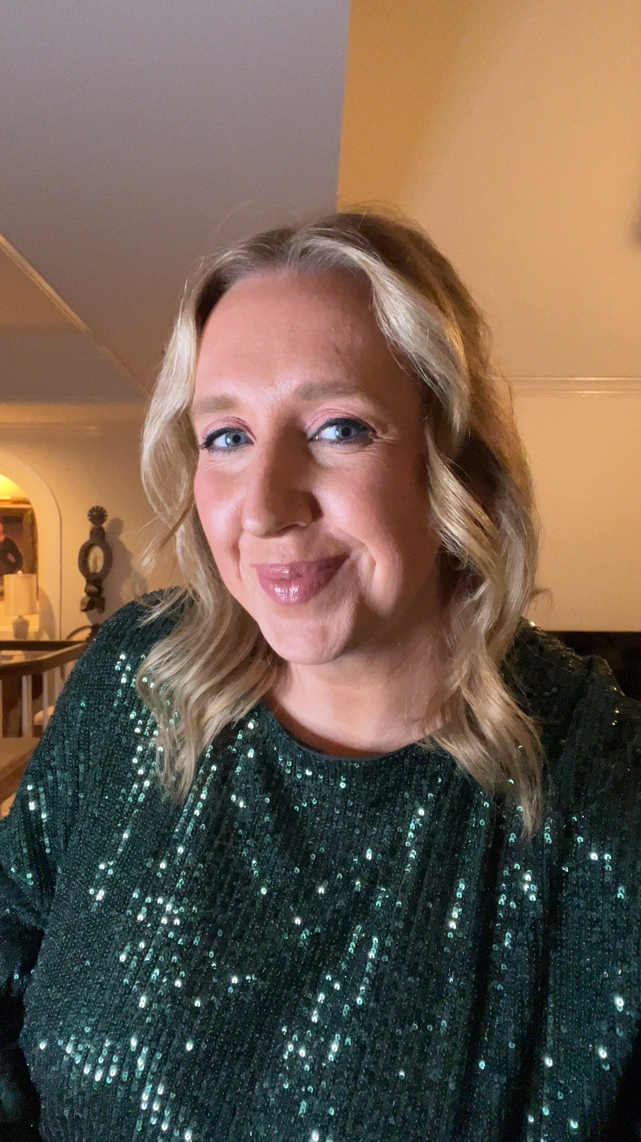 Today’s holiday event outfit! My green sequin dress is on sale for under $100 and available XS-3X

#LTKHoliday #LTKFindsUnder100 #LTKSeasonal