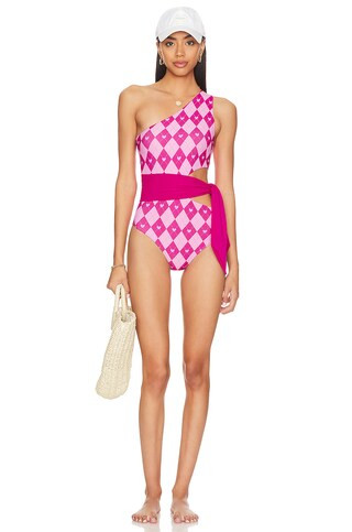 BEACH RIOT Carlie One Piece in Cross My Heart from Revolve.com | Revolve Clothing (Global)