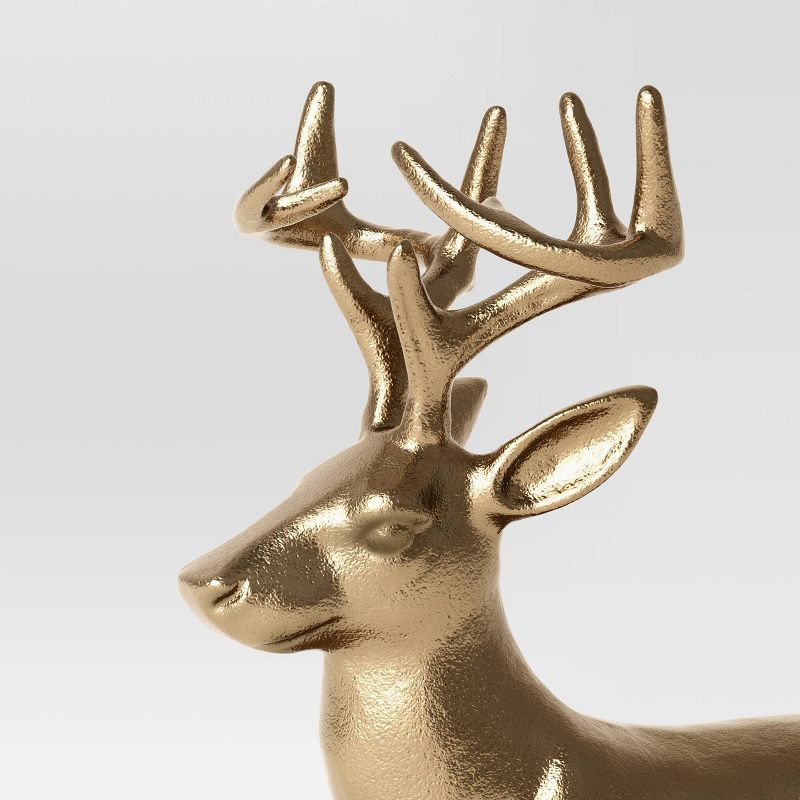 Standing Deer Figurine Gold - Threshold™ | Target