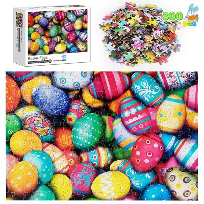 Joyfy 300 Pcs Easter Large Jigsaw Puzzle Set Eggcellent for Kids, Toddlers Boys Girls Easter Party Favors, Family Activities, School Classroom Gifts | Target