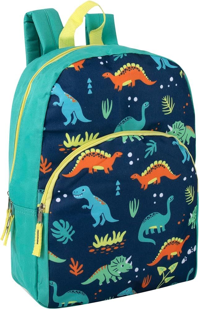 Trail maker 15 Inch Kids Backpacks for Preschool, Kindergarten, Elementary School Boys and Girls ... | Amazon (US)