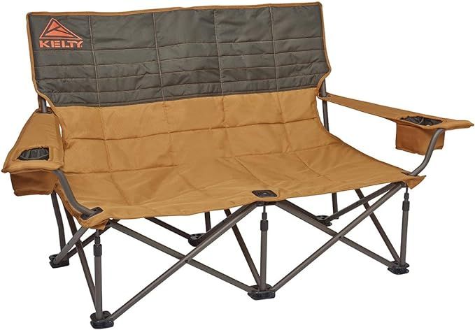 Kelty Low-Love Seat Camping Chair - Portable, Folding Chair for Festivals, Camping and Beach Days | Amazon (US)