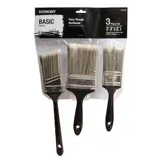 PRIVATE BRAND UNBRANDED UTILITY 2 in. Flat Cut, 3 in. Flat Cut and 2 in. Angled Sash Utility Pain... | The Home Depot