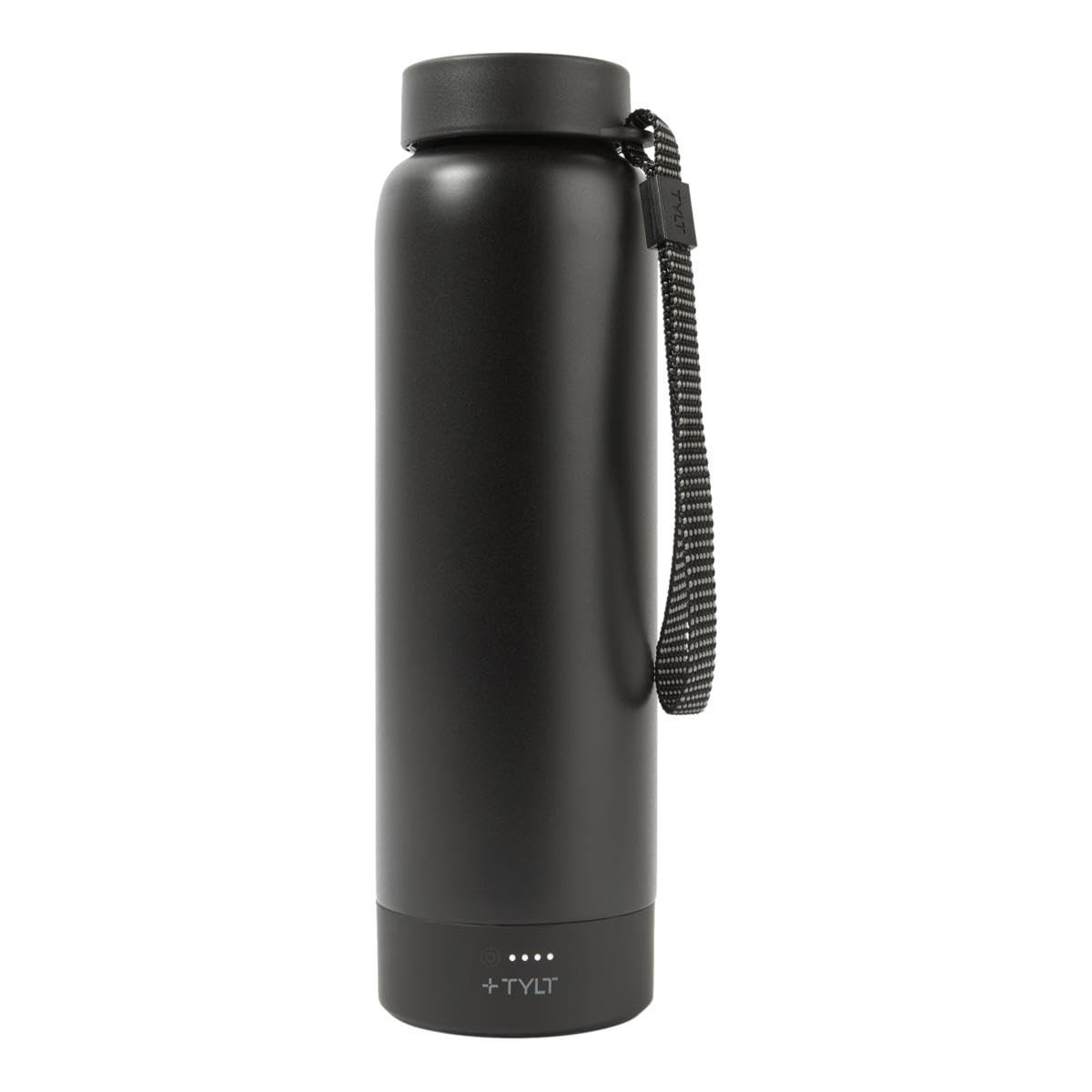 TYLT Power Bottle 2.0 24oz Stainless Steel Wide Mouth Water Bottle Removable 5700mAh Magnetic Por... | Amazon (US)