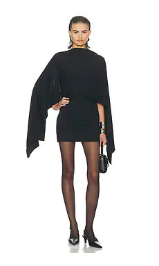 Helsa The Disco Mini Dress in Black from Revolve.com | Revolve Clothing (Global)