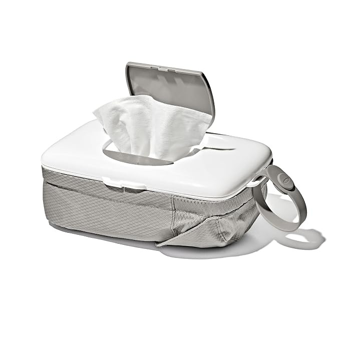 OXO Tot On-The-Go Wipes Dispenser with Diaper Pouch, Gray | Amazon (US)