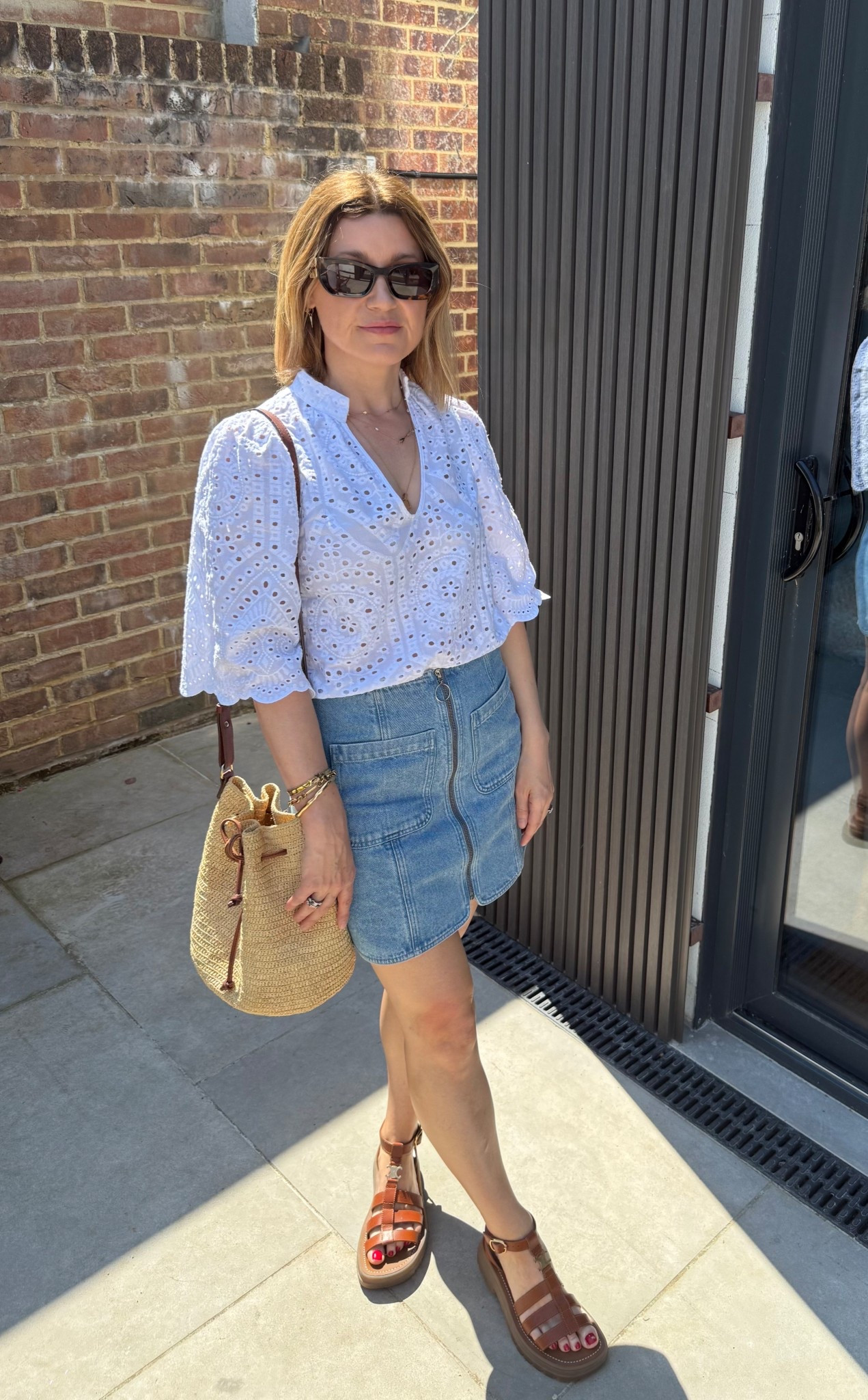 #summeroutfit #denimskirt #broderieanglais

#LTKuk #LTKsummer #LTKspring