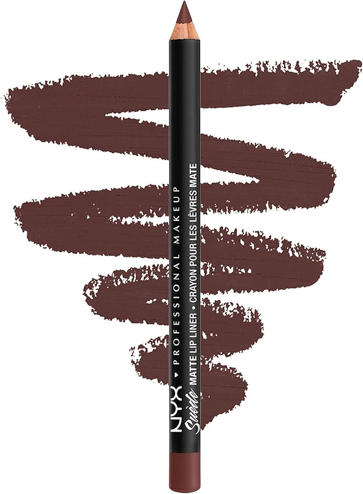 NYX PROFESSIONAL MAKEUP Suede Matte Lip Liner, Vegan Formula - Cold Brew (True Brown) | Amazon (CA)