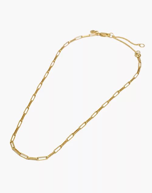 Paperclip Chain Necklace | Madewell