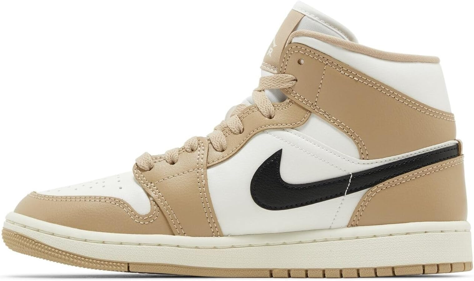Jordan 1 Mid Womens Sail/Black-Desert BQ6472-103 | Amazon (CA)
