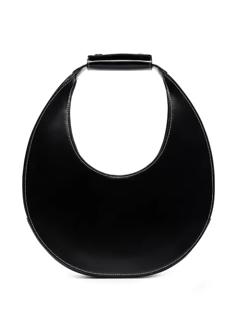STAUD Moon Leather Tote Bag - Farfetch | Farfetch Global